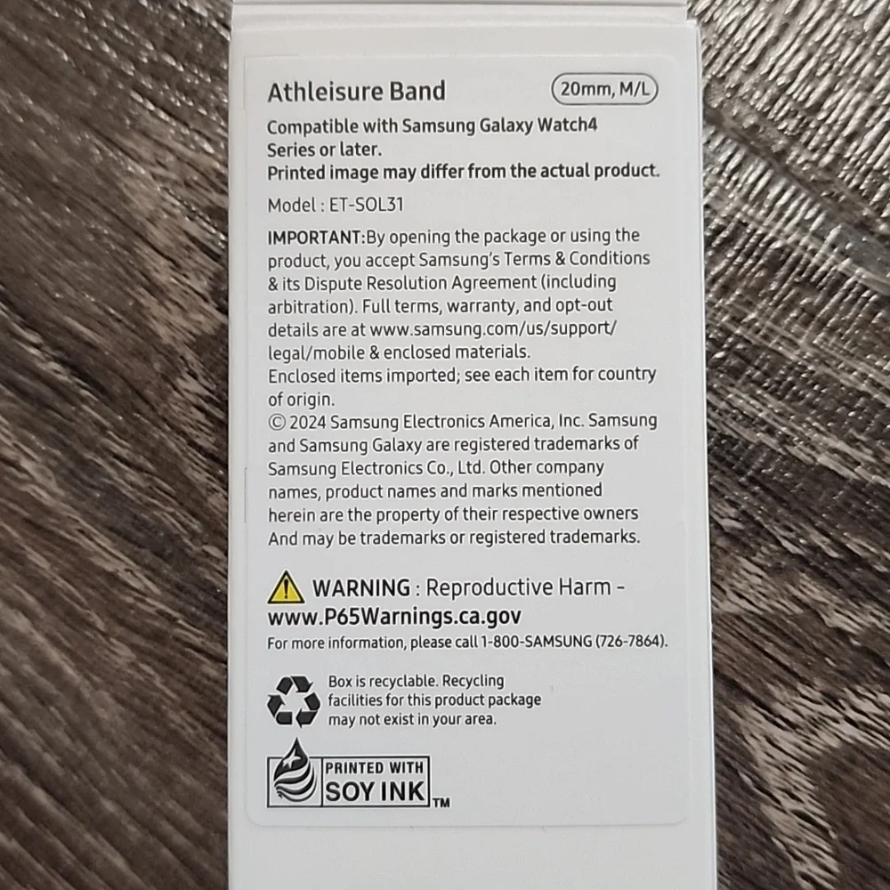 Samsung athleisure Band 20mm M/L